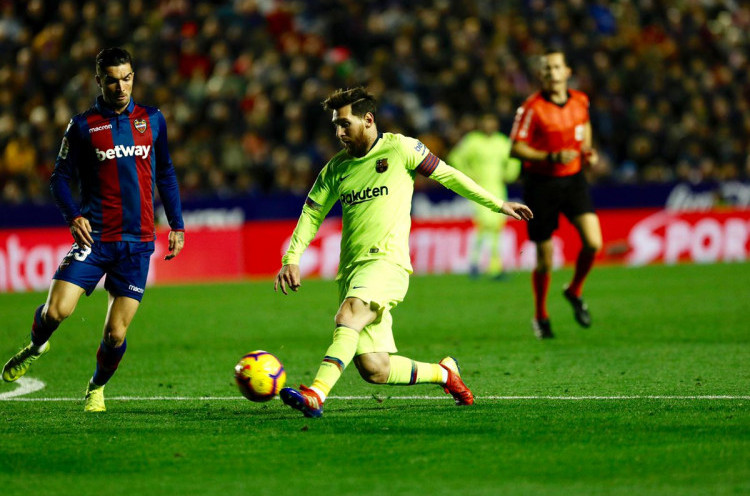 Lionel Messi Jadi Pemain Pertama dengan Torehan Assist dan Gol Dua Digit