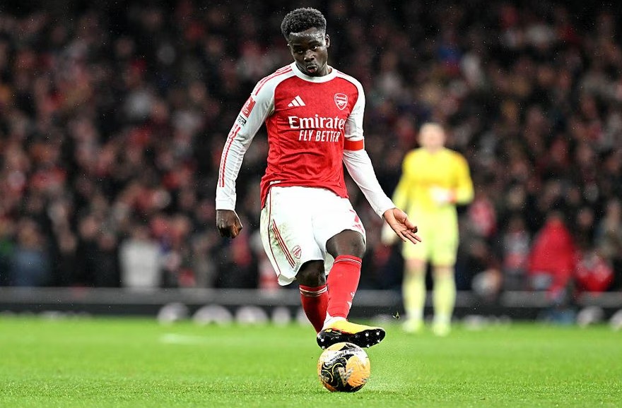 Eksperimen Mikel Arteta Berjalan, Bukayo Saka Lanjut Jadi Gelandang?