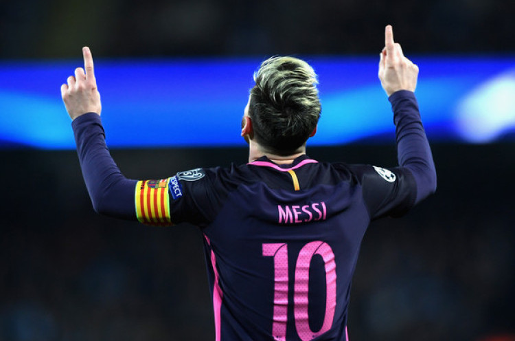 Tak Menerima Kekalahan, Lionel Messi Mengumpat Pemain Manchester City
