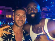 Berlibur, Sergio Ramos Pesta Bareng Pemain Terbaik NBA 2018
