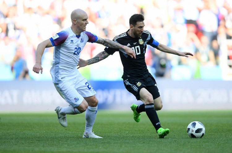 Argentina 1-1 Islandia: Penalti Lionel Messi Tertebak, La Albiceleste Gagal Raih Poin Penuh