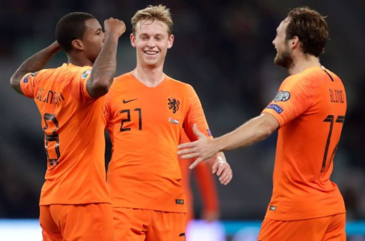 Hasil Kualifikasi Piala Eropa 2020: Belanda dan Jerman Bersaing Ketat di Grup C