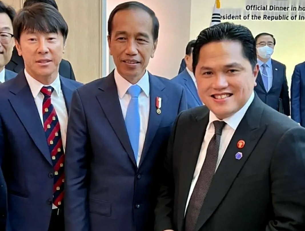 Shin Tae-yong Bertemu Presiden Jokowi di Korsel, Apa yang Dibicarakan?