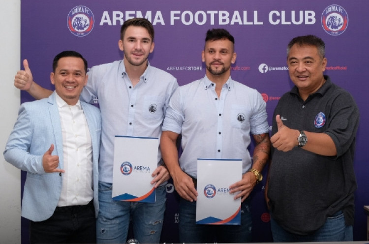 Lengkapi Slot Pemain Asing, Arema FC Resmikan Dua Penggawa Impor Baru