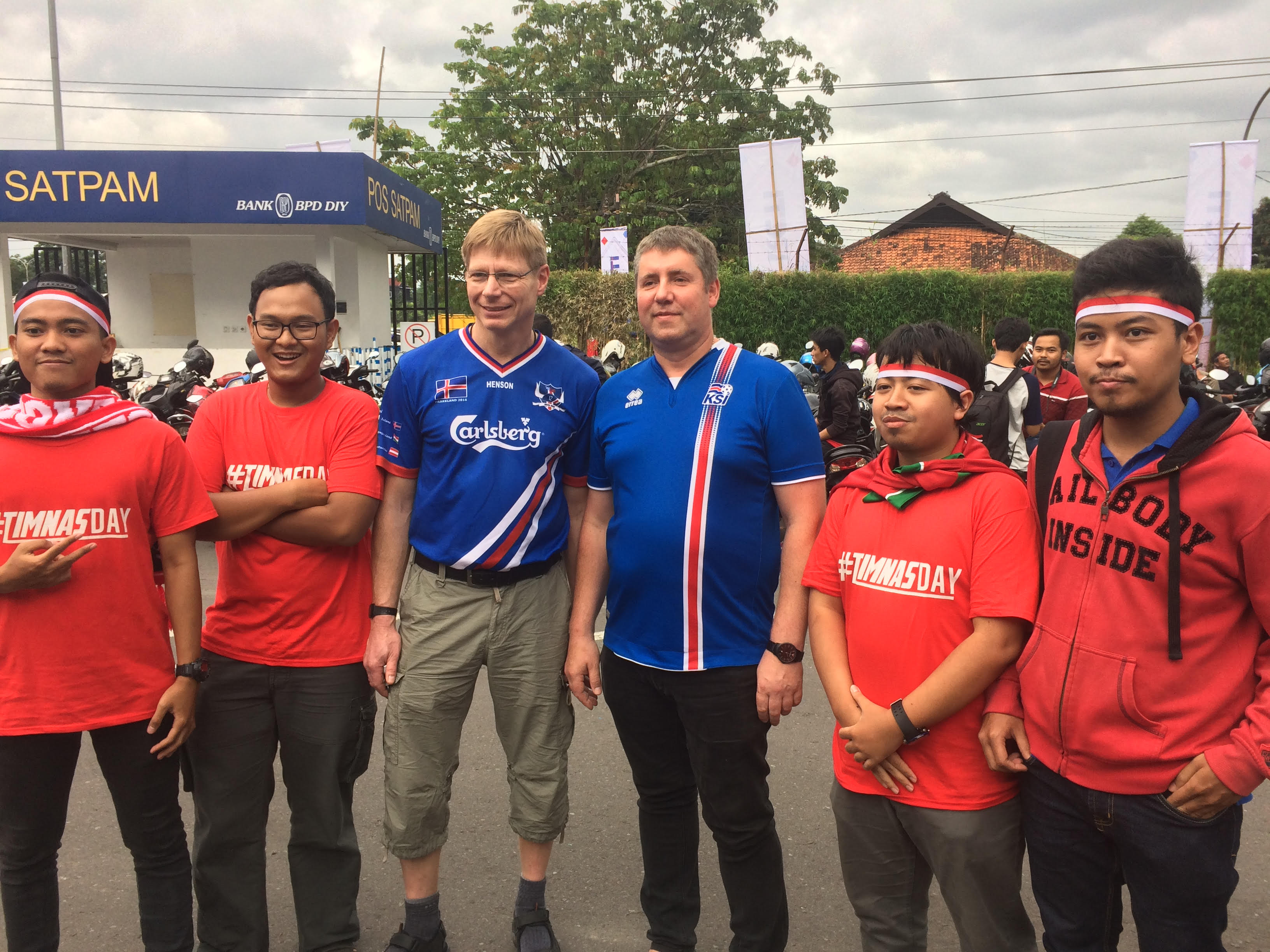 Suporter Islandia Datang Langsung ke Stadion Maguwoharjo