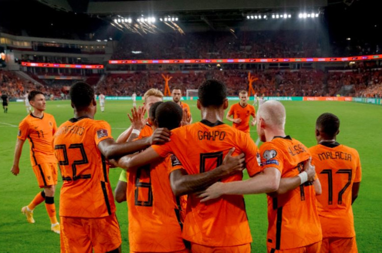 Hasil Laga Kualifikasi Piala Dunia 2022: Belanda Pesta Gol, Prancis Urung Menang
