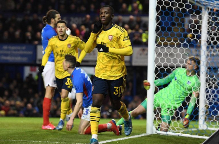 Bungkam Portsmouth, Arsenal ke Perempat Final Piala FA 2019-20