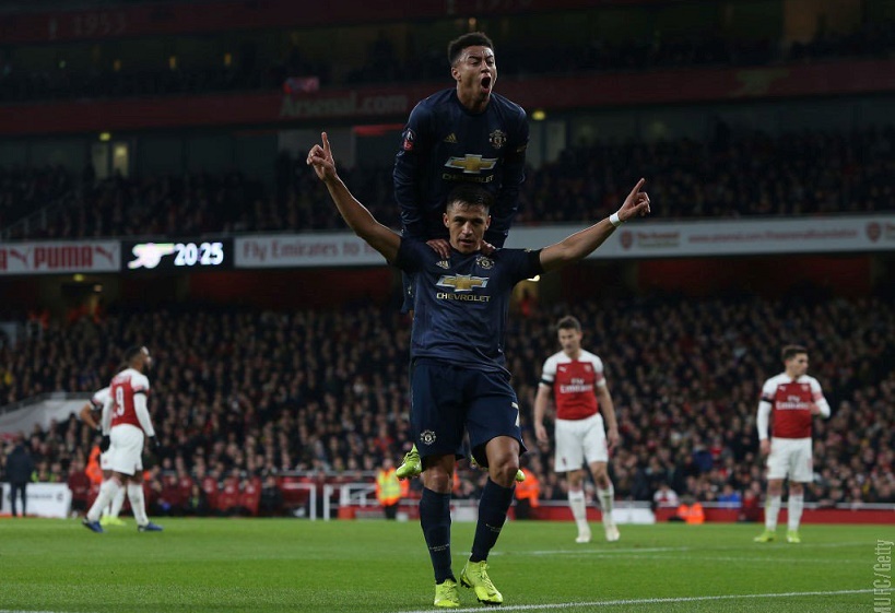 Arsenal 1-3 Man United: Red Devils Singkirkan The Gunners di Putaran Empat Piala FA