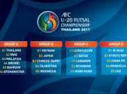 Inilah Jadwal Pertandingan AFC Futsal U-20 2017