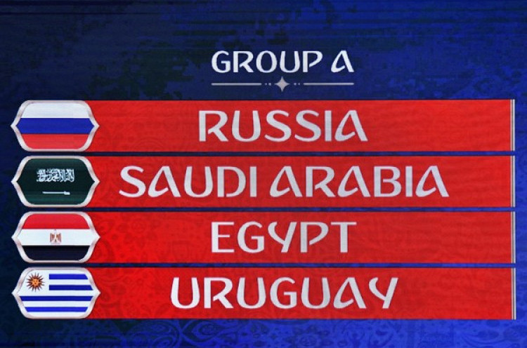 Jadwal Lengkap Grup A Piala Dunia 2018