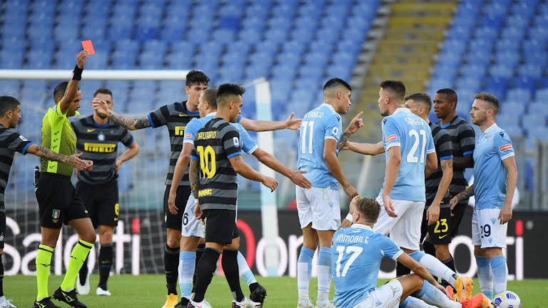 Lazio 1-1 Inter Milan: Berbagi Satu Poin, Satu Gol, dan Satu Kartu Merah di Olimpico