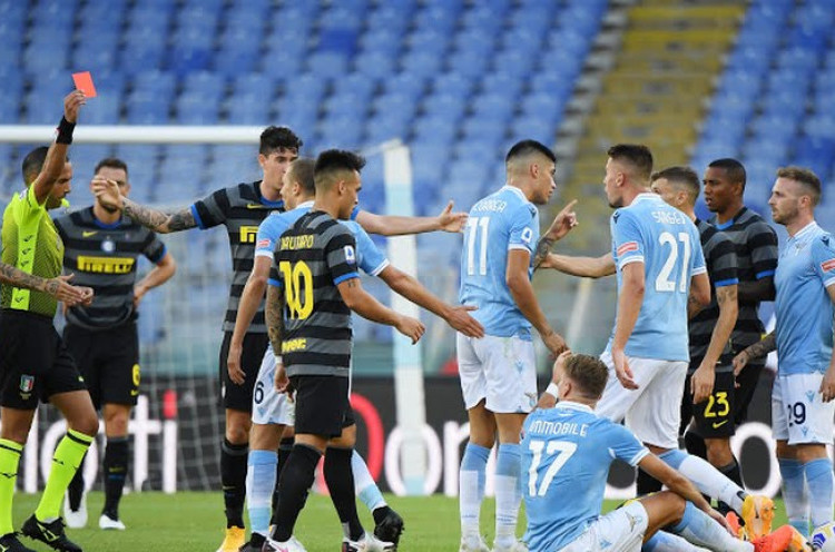 Lazio 1-1 Inter Milan: Berbagi Satu Poin, Satu Gol, dan Satu Kartu Merah di Olimpico
