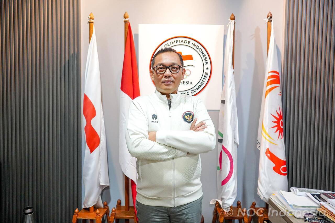 Chef de Mission (CdM) Tim Indonesia untuk Asian Games 2026, Todotua Pasaribu. (NOC Indonesia)