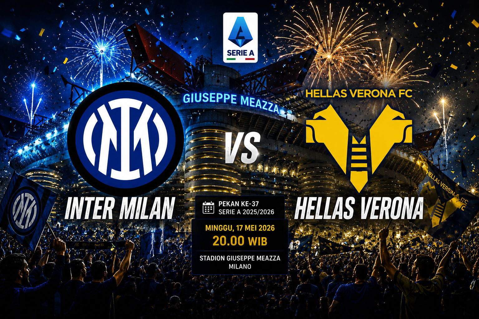 Prediksi dan Statistik Inter Milan vs Hellas Verona: Nerazzurri Berpesta