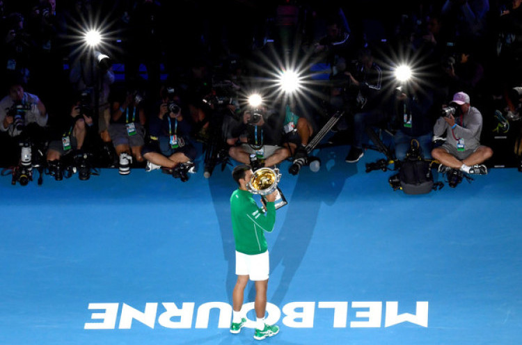 Cara Unik Novak Djokovic Obati Kerinduan Beraksi di Lapangan Tenis