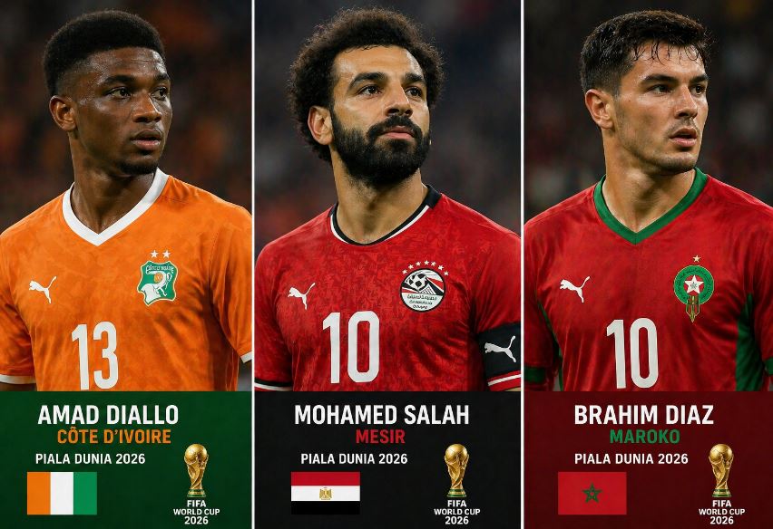 7 Bintang Afrika yang Aksinya Dinantikan di Piala Dunia 2026