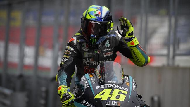 Rossi Sempat Tak Sadar Ada di Posisi Ketiga