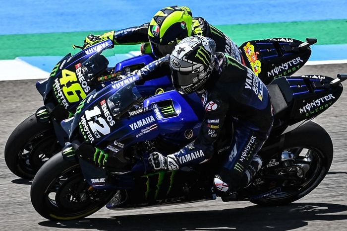 Hampir Naiki Motor Valentino Rossi, Maverick Vinales Minta Maaf