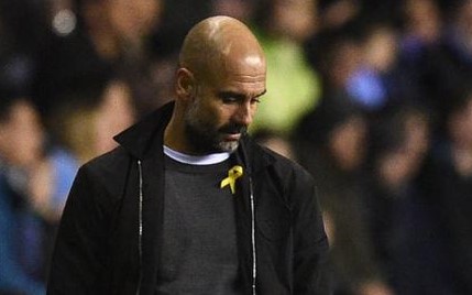 Pita Kuning Berbuah Sanksi untuk Pep Guardiola
