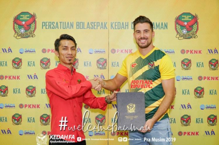 Pergi dari Persib Bandung, Jonathan Bauman Resmi Berseragam Kedah FA
