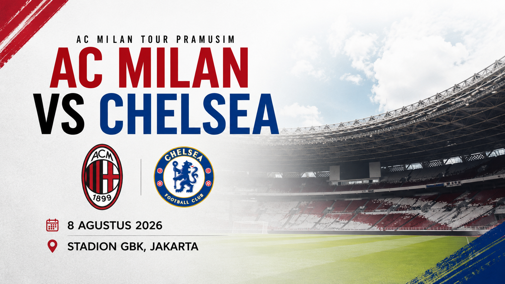 Daftar Pemain AC Milan Hadapi Chelsea di GBK, Ada Luka Modric