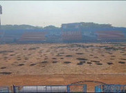 Kebakaran Rumput Lapangan Stadion Kanjuruhan Bagian dari Renovasi