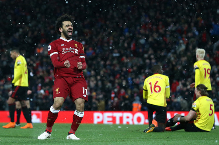 Catatan Spesial Mohamed Salah Setelah Bawa Liverpool Cukur Watford