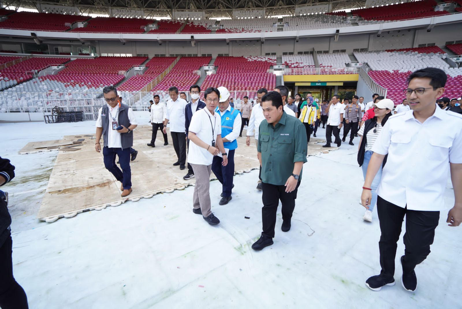 Jelang Piala Dunia U-20 2023, Erick Thohir Sebut Kondisi SUGBK Memprihatinkan