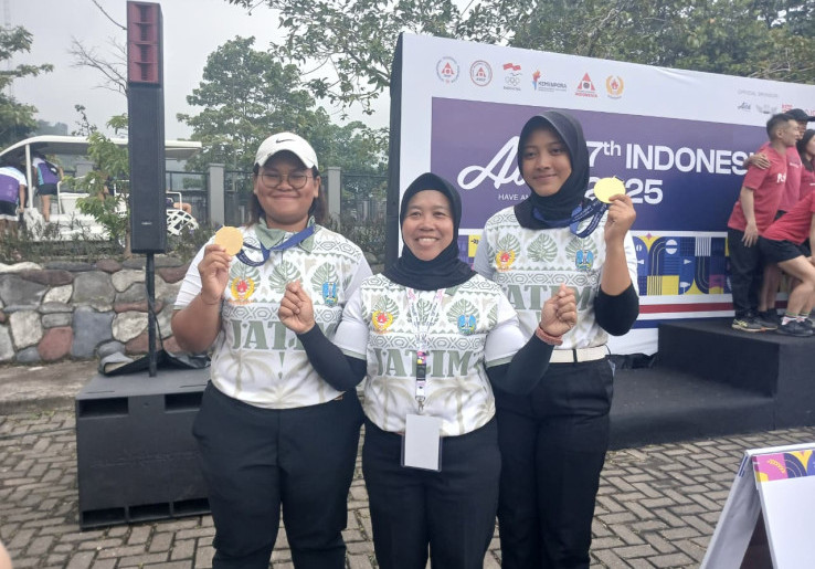 Duo Srikandi Jawa Timur Tak Menyangka Rebut Medali Emas di Aice 7th Indonesia Open Woodball 2025