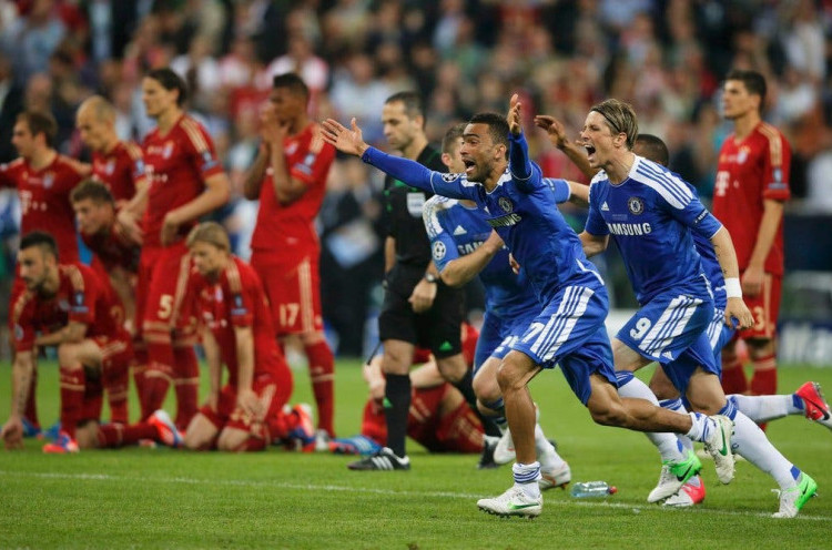 Terungkap, Pemain Bayern Munchen Tak Berani Eksekusi Penalti di Final Liga Champions 2012