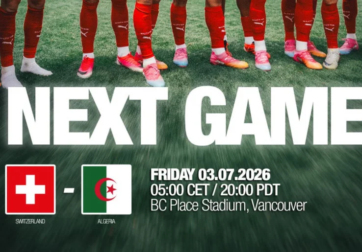 Jadwal Siaran Langsung dan Link Streaming Swiss vs Aljazair, Kick-off Jumat (03/07) Pukul 10.00 WIB di Kanada