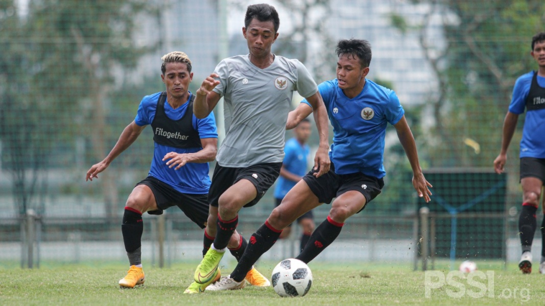 Delapan Gol Tercipta dalam Gim Internal Timnas Indonesia U-23