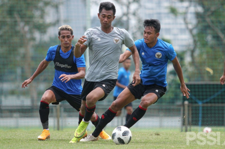 Delapan Gol Tercipta dalam Gim Internal Timnas Indonesia U-23