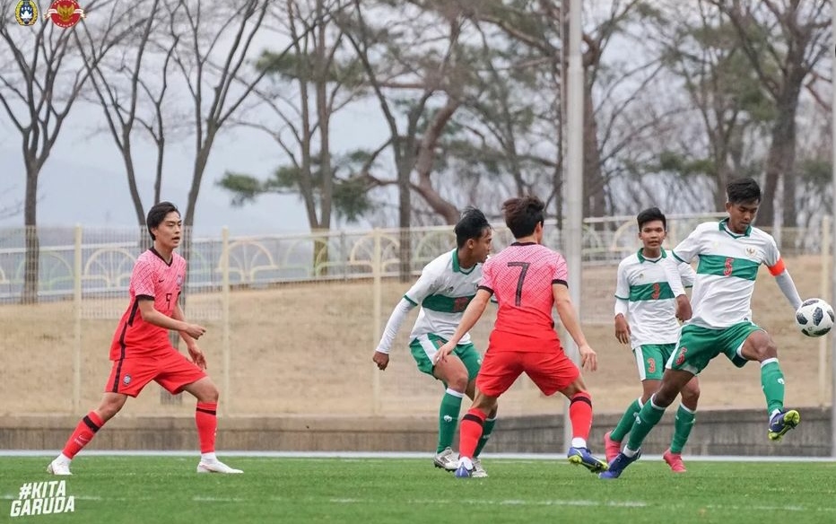 Timnas Indonesia U-19 Kalah Tujuh Gol Tanpa Balas dari Korsel U-19