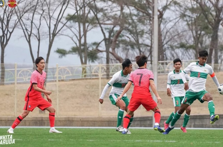 Timnas Indonesia U-19 Kalah Tujuh Gol Tanpa Balas dari Korsel U-19
