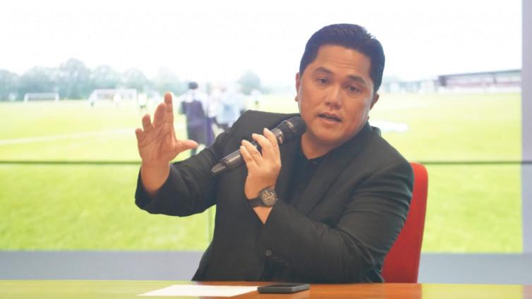 Erick Thohir Tepis Isu Pengurangan Tim Degradasi Liga 1 Musim Ini Jadi Hanya Satu