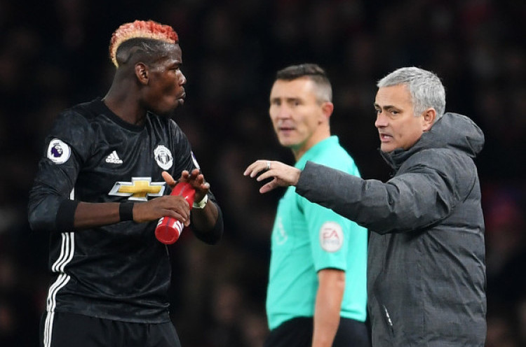 Paul Pogba Tutup Mulut soal Konflik dengan Jose Mourinho
