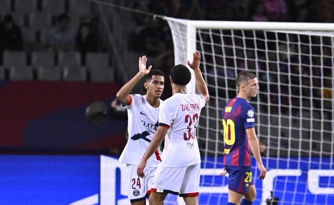 Hasil Liga Champions: Barcelona Ditumbangkan PSG, Arsenal Tersenyum, Kemenangan Juventus Digagalkan Mantan