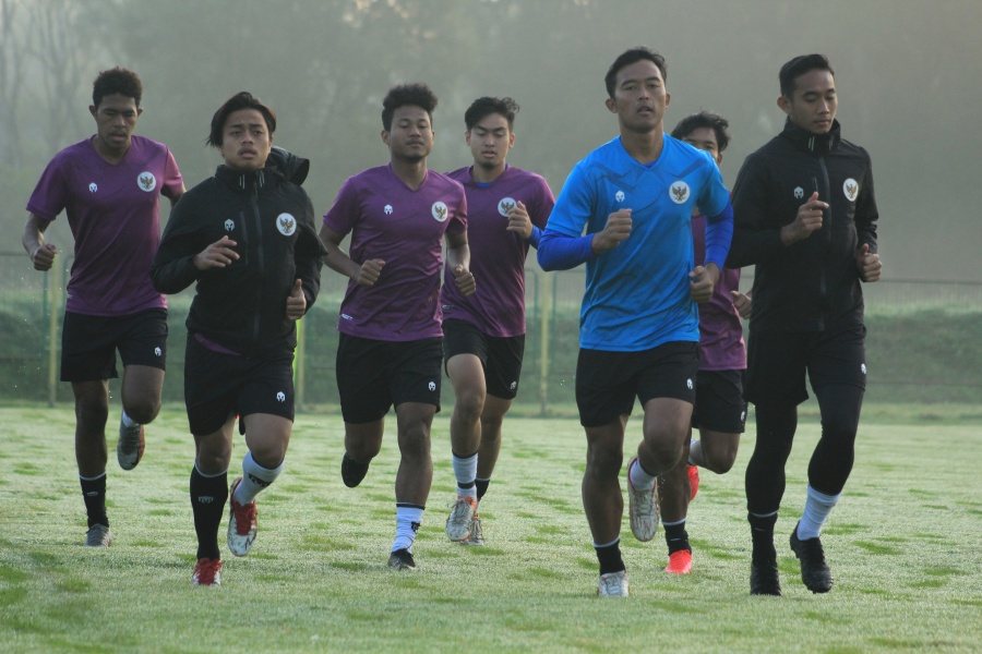 Timnas Indonesia U-19 Kembali Latihan dengan Intensitas Tinggi Jelang Laga Uji Coba