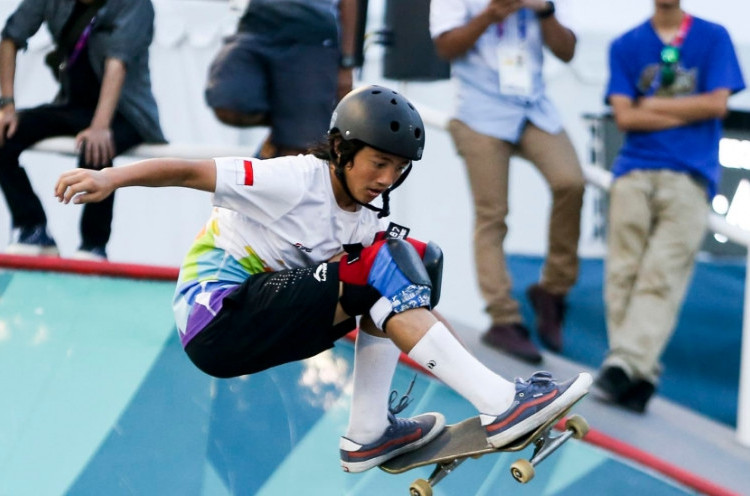 Dua Wakil Indonesia Melaju ke Final Skateboard Nomor Park Asian Games 2018