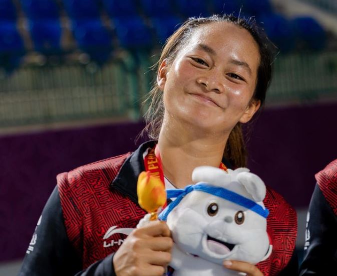 SEA Games 2023: Lalui Laga Sengit, Priska Persembahkan Medali Emas untuk Indonesia