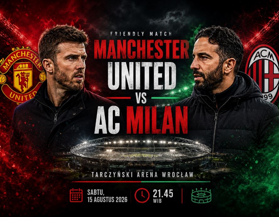 Prediksi dan Statistik Manchester United vs AC Milan: Uji Coba Pramusim Terakhir Red Devils