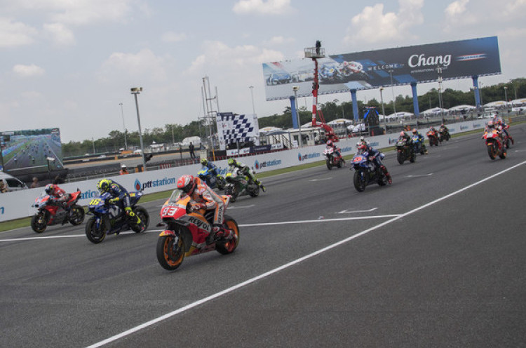 Catat Jadwal MotoGP Thailand, Lomba Pukul 2 Siang 