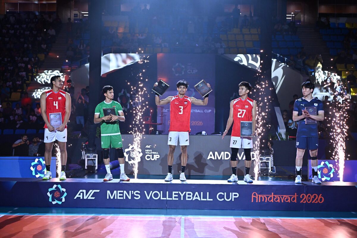 Indonesia borong empat penghargaan individu dari AVC Cup 2026. (AVC)