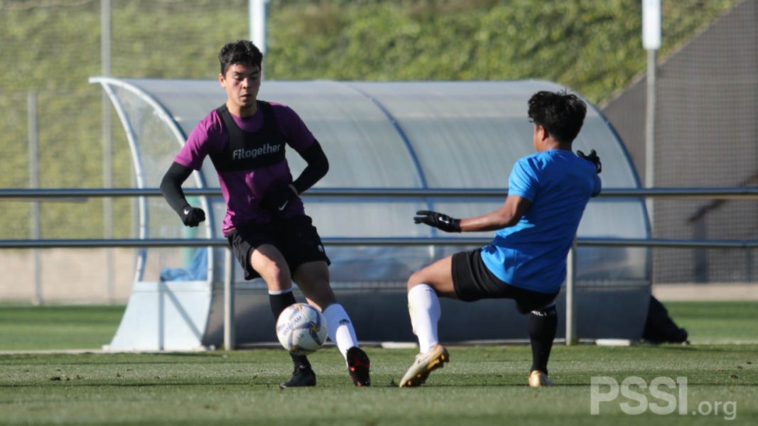 Target Kelana Noah bersama Timnas U-19 saat TC di Spanyol