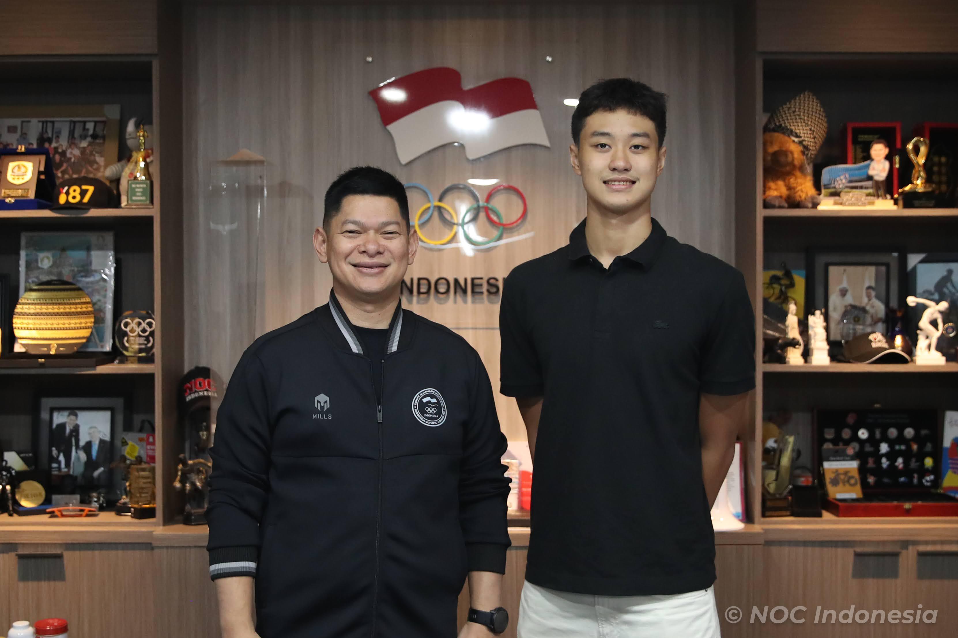 Atlet Renang Muda Indonesia Liquor Harrison Andoko Raih Beasiswa Student Athlete ke Amerika Serikat , NOC Beri Dukungan Penuh