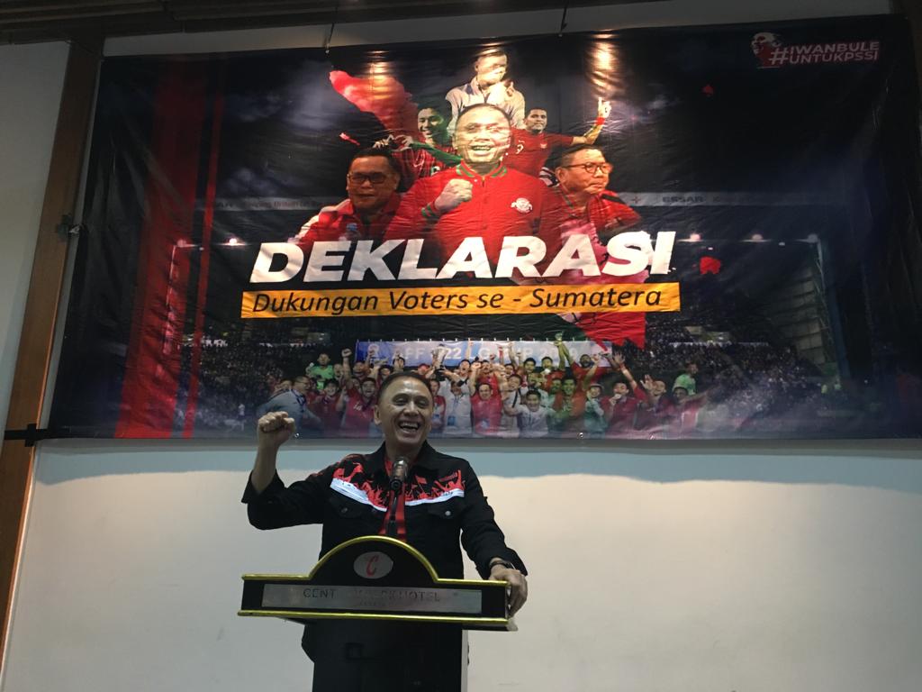 Voters Se-Sumatera Deklarasikan Dukungan untuk Iwan Bule Menjadi Ketua Umum PSSI