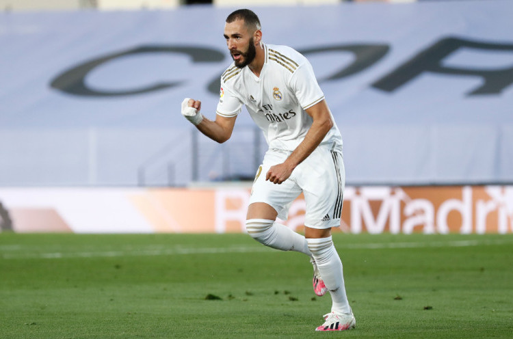 Real Madrid 2-1 Villarreal: Dua Gol Karim Benzema Bantu Los Blancos Kunci Gelar Juara LaLiga