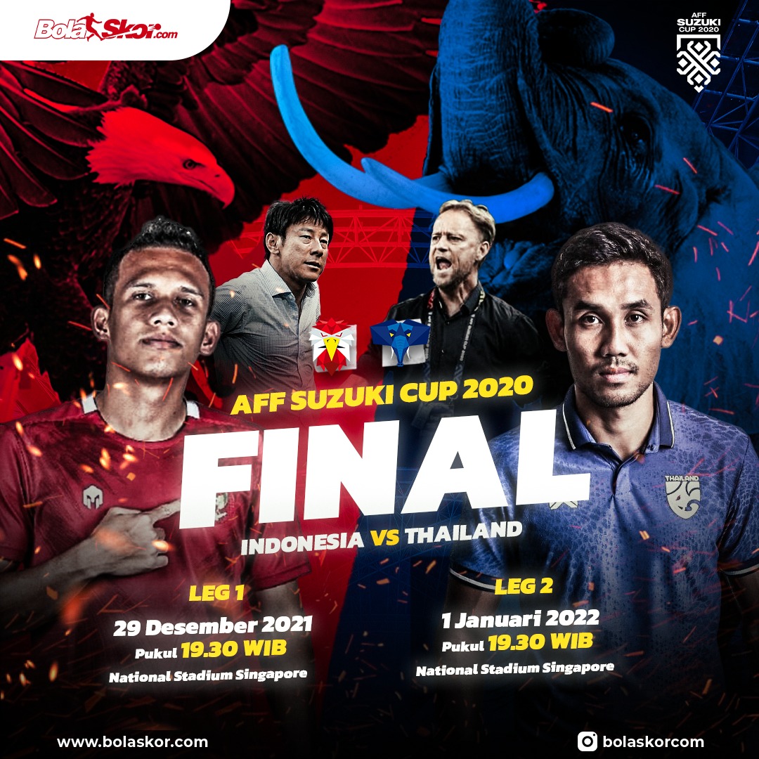 Jadwal Final Piala AFF 2020: Timnas Indonesia Vs Thailand