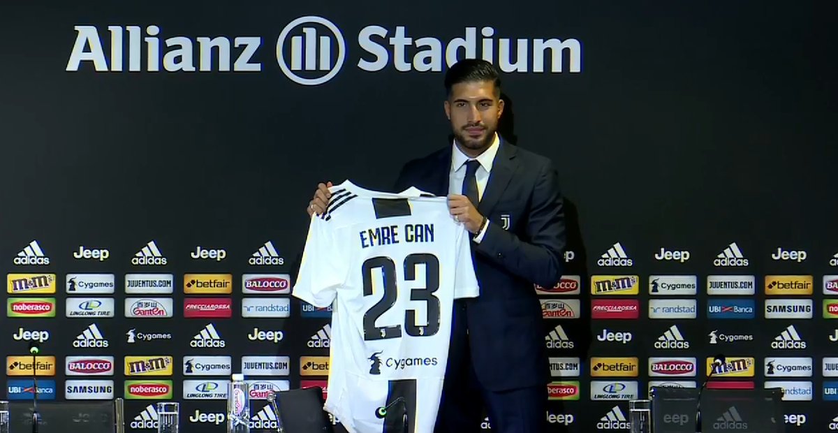 Juventus Tanpa Emre Can hingga Desember 2018